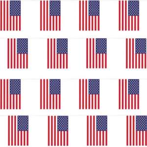 USA American Flag Bunting 10m
