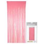 Oaktree Pastel Pink Foil Door Curtain 0.9m x 2.4m